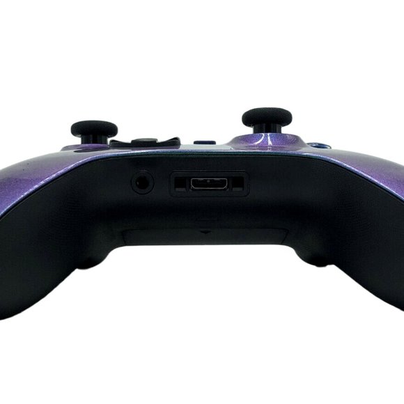 Custom Xbox Series X / S Wireless Controller - Glossy Chameleon Green Purple - Picture 4 of 8